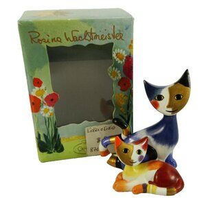 Lidia and Lidio Cat Figurine Goebel Rosine Wachtmeister